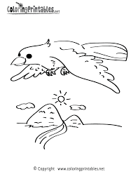 Show your kids a fun way to learn the abcs with alphabet printables they can color. Flying Bird Coloring Page A Free Animal Coloring Printable