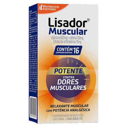 LISADOR MUSCULAR – 16 COMPRIMIDOS