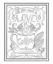 You can do this with different foods, or try them with coffee pages and make a coffee corner in your kitchen! Coffee Coloring Pages