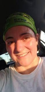 Lexi photo of sweating it out in the fitness room. Eric.