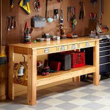 Create a stunning piece that can be used as tool storage or functional furniture within the home. 14 Super Simple Workbenches You Can Build The Family Handyman