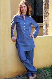 Maybe you would like to learn more about one of these? Pyjama Long Femme Bleu Pao L Orangerie