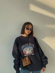 10% off any order with email sign up. Colada Embroidered Loose Fit Sweatshirt Yesstyle Retro Outfits Fashion Inspo Outfits Cute Casual Outfits