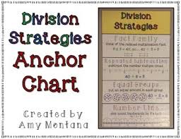 Division Strategies Anchor Chart Freebie