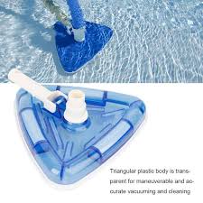 Outil De Nettoyage De Tete De Brosse D Aspirateur De Piscine De Forme Triangulaire Portatif De 11 Pouces Achat Vente Balai Brosse Outil De Nettoyage De Tete Cdiscount