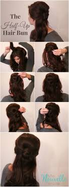Bandables twisty braids headband pretty updo hairstyle tutorial for prom and weddings. Half Up Hair Bun Ma Nouvelle Mode Belle Hairstyle Hair Styles Bun Hairstyles