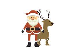 Download Christmas Illustration Santa Deer Graphic By Vijackstudio Creative Fabrica SVG Cut Files