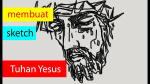 Rupanya gambar ini berbeda dengan apa yang selama ini digambarkan di berbagai lukisan atau potret yang dipajang di banyak gereja. Menggambar Sketsa Wajah Tuhan Yesus Youtube