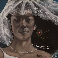 🖼️ Autor: Jorge Severino • “Novia” • 10”x12” • Año 2003 • Técnica mixta  sobre lienzo ✓ DISPONIBLE 🏷️ PRECIO A SOLICITUD VÍA MENSAJE DIRECTO  #Coleccionarterd #JorgeSeverino #Severino #VisualArt #ArtesVisuales #Art  #Arte #