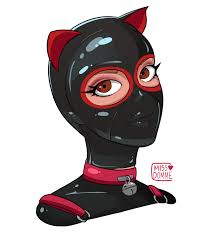 Latex cat mask