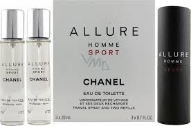 The constant companion for the bleu de chanel man on the go. Chanel Allure Homme Sport Edt 3 X 20 Ml Eau De Toilette Ladies Vmd Parfumerie Drogerie