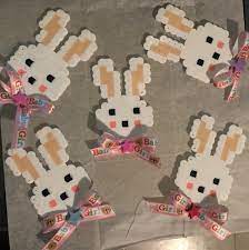Baby Shower Bunny Babygirl Perler Bead Patterns Hama Beads Perler Beads