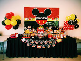 Mickey Mouse Candy Buffet Table Mickey Mouse Theme Mickey Mouse Party Favors Mickey Mouse Backdrop