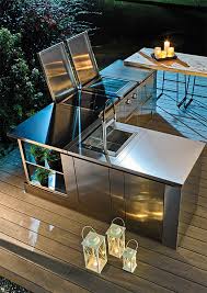 luxury outdoor kitchen cabinets