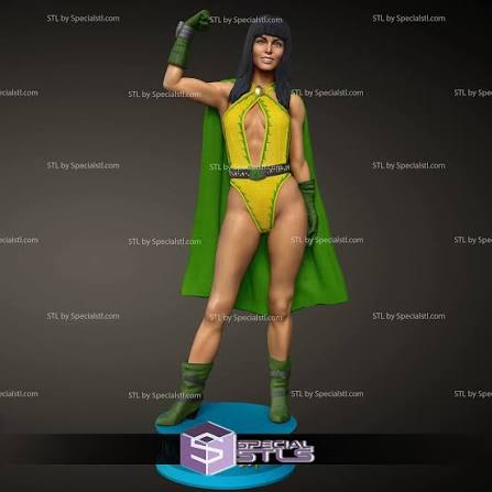 Phantom Lady DC Hero 3D Print STL | SpecialSTL