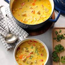 Curried Chicken Soup Recipe In 2020 Chicken Soup Recipes Recipes Curry Chicken