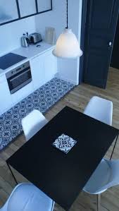 Carreaux De Ciment Et Parquet Cuisines Design Interieur De Cuisine Sol De Cuisine