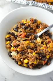 Easy Taco Rice Casserole Freezer Meal Made With Beans And Ground Beef Great Recipe To Make Ahead For The Week As Your Week Taco Rice Meals Quick Meals To Make