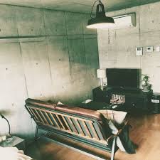 リビング コンクリート打ちっ放し acme furniture ミリタリーボックス インダストリアル などのインテリア実例 2015 11 13 03 00 29 roomclip ルームクリップ インテリア インテリア レイアウト 部屋 インテリア