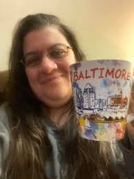 Loving my new mug from a new friend...