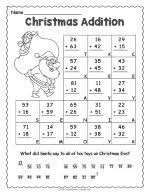 Huge pack of free printable christmas worksheets with super cute clipart! Christmas Worksheets