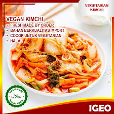 Coba 3 resep vegetarian berikut ini! Vegetarian Vegan Kimchi Sawi 500gr Fresh Halal Makanan Sehat Siap Saji Korea Enak Lezat Shopee Indonesia