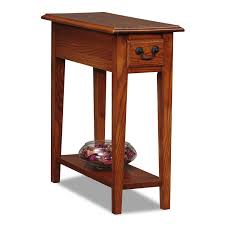 Decor therapy round side table with 1 door and drawer. Narrow End Table With Drawers Ideas On Foter