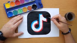 Drawing tiktok logo step by step. How To Draw A Tik Tok Logo Part 1 Come Disegnare Il Logo Di Tik Tok Diy Tiktok Logo Youtube