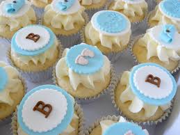 Celebrate a new baby boy and make a mum feel special with these baby shower cupcakes. The Cup Cake Taste Cupcakes Baby Shower For A Baby Boy Shower Desserts Baby Shower Cakes Cupcakes For Boys