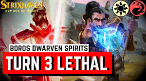 Download (*.txt) deck15280 /deck bbcode. Strixhaven Has Full Lethal Turn 3 Boros Dwarven Spirits Aggro Mtg Arena Youtube