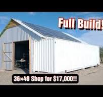 FULL BUILD! Shipping Container Shop | BEST Off-Grid Structure with Solar &  Storage