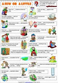 3 follow englishpost.org on facebook. Quantifiers A Few And A Little Esl Exercises Worksheet English Grammar English Exercises Learn English