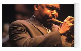 Wynton Marsalis Yoga Mat by Craig Lovell