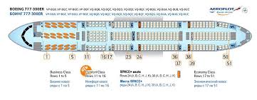 Seating Plan Aeroflot Boeing 777 Boeing 777 300