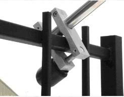 Flag pole holder for deck railing. Rail Mount Flagpole