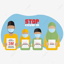 Khusus 3 ply non woven desain, memberikan beberapa perlindungan terhadap debu, knalpot mobil, serbuk sari. Indonesian Muslim Family Wear Face Mask With Health Protocol Signs Indonesia Family Face Mask Png Transparent Image And Clipart For Free Download