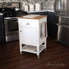 How To Small Kitchen Island Prep Cart With Compost Kitchen Island Plans Portable Kitchen Island Small Kitchen Island