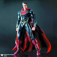 Man Of Steel Superman Play Arts Kai Figure Man Of Steel Superman Action Figure Superman Man Of Steel