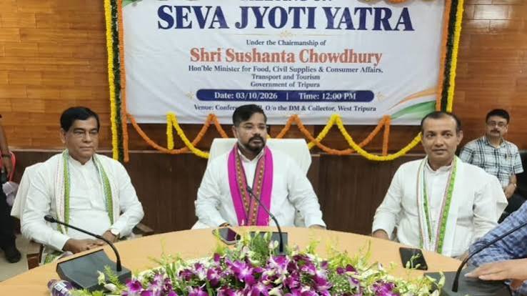Seva Jyoti Yatra' to take government services closer to Tripura people: Minister - 'Seva Jyoti Yatra' to take government services closer to Tripura people: Minister -