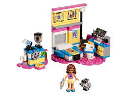 Lego friends panda jungle tree house set features a slide and 3 panda toys 41422. Olivia S Deluxe Bedroom 41329 Friends Buy Online At The Official Lego Shop De
