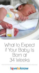 What To Expect If Your Baby Is Born At 34 Weeks Lovetoknow Preterm Baby Preterm Birth Nicu Baby