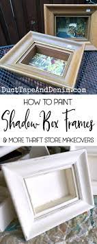 How To Paint Shadow Box Frames To Display Vintage Collections Shadow Box Diy Shadow Box Box Frames