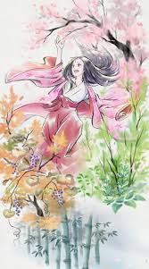 To princess kaguya having her hair put up! Kaguya Hime The Tale Of Princess Kaguya Zerochan Anime Image Board