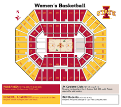 facility seating charts iowa state university athletics