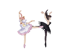 Black & Pink Ballerina