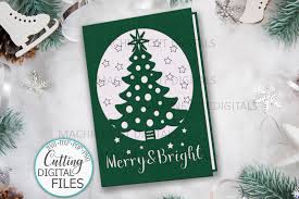 Our printable and ecard christmas cards make card sending an affordable tradition. Christmas Card Cut Out Papercut Card Graphic By Cornelia Creative Fabrica