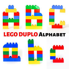 Printable alphabet letters & bubble letters versatile for a number of projects: Lego Duplo Alphabet Printable Cards Uppercase Lowercase Letters