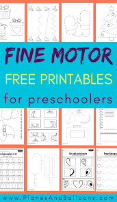 Fine Motor Skills Worksheets And Printables For Preschoolers In 2020 Motor Skills Preschool Preschool Fine Motor Skills Fine Motor Skills Activities