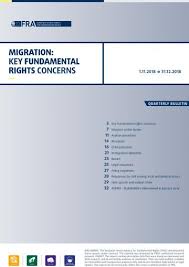 By bulletin staff | climate change. Migration Key Fundamental Rights Concerns Quarterly Bulletin 1 European Union Agency For Fundamental Rights