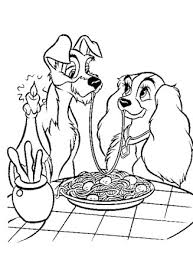 Choose your favorite coloring page and color it in bright colors. Lady And The Tramp Coloring Page Lady And Tramp Coloring Page All Kids Network